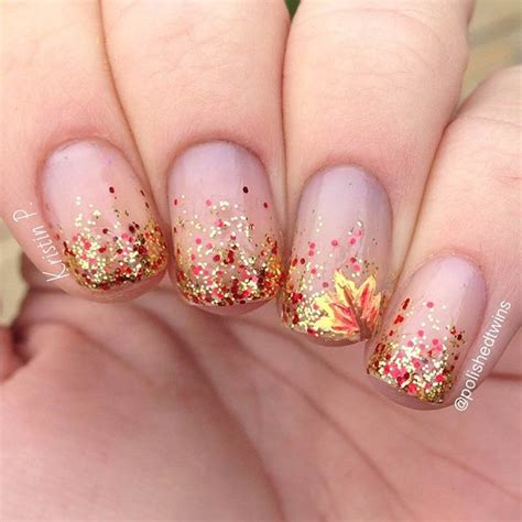 fall leaf nail designs|fall gel nail designs 2022.